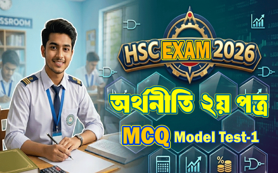 HSC Exam 2026, Free MCQ Model Test-1, Economics 2nd Paper