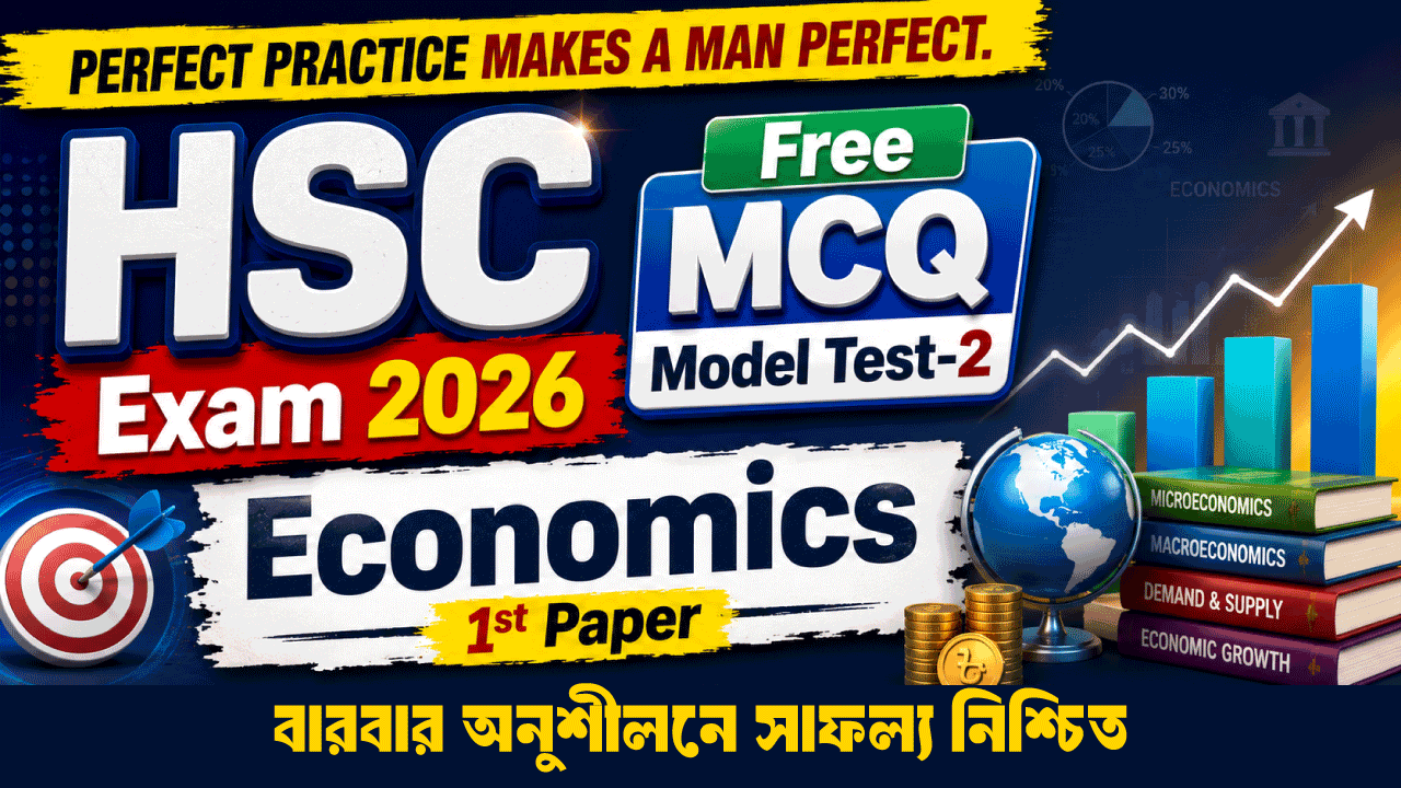 HSC Exam 2026, Free MCQ Model Test-2 , Economics 1st Paper
